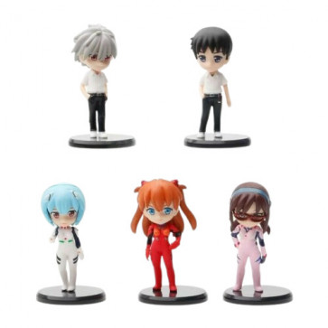 Neon Genesis Evangelion 5pc Figure Set