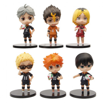 Haikyu 6pc Figure Set