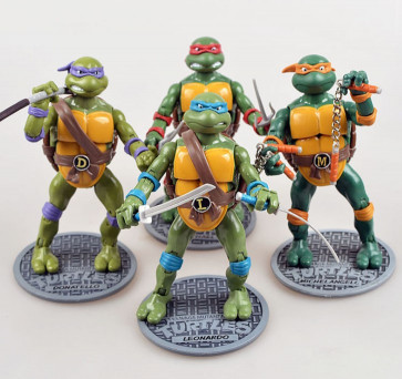 Ninja Turtles 4pc Complete Character Set