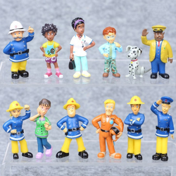 Fireman Sam 12pc Toy Figure Set